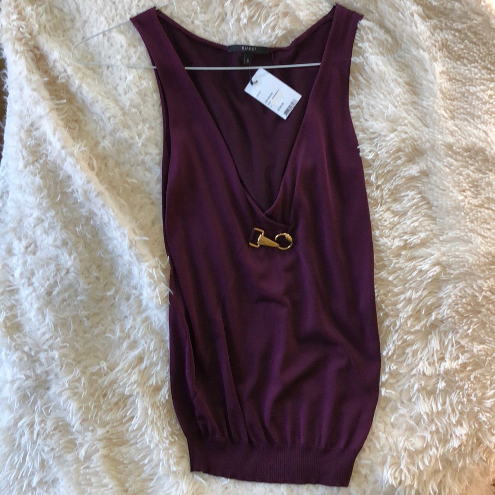 NWT low scoop GUCCI tank